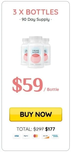PrimeBiome Gummies 3 Bottle